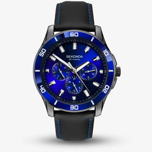 Sekonda Sports Midnight Blue & Gunmetal Watch 1634