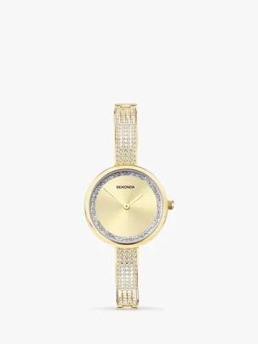 Sekonda Women's Aurora Crystal Bracelet Strap Watch - Gold/Champagne 40598 - Female