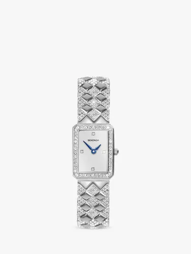 Sekonda Women's Crystal Bracelet Strap Watch - Silver 40510.27 - Female