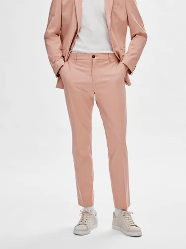 SELECTED HOMME Liam Slim Fit Suit Trousers, Misty Rose - Misty Rose - Male