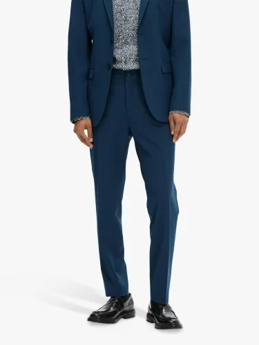 SELECTED HOMME Liam Tailored Trousers, Blue - Blue - Male