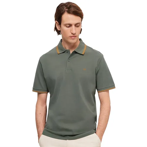 Selected Homme Mens Dante Sport Polo Agave Green