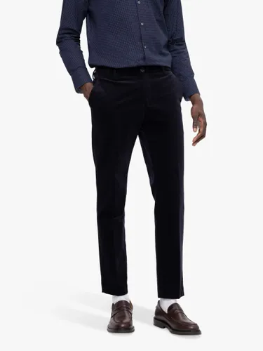 SELECTED HOMME Slim Fit Corduroy Trousers, Dark Sapphire - Dark Sapphire - Male