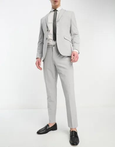 Selected Homme slim fit suit trouser in light grey