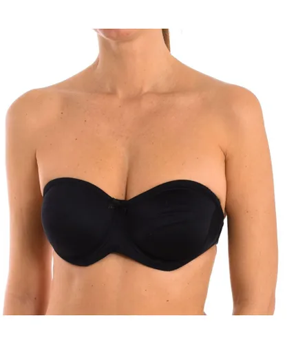 Selene LENA WoMens invisible non-padded underwire bra - Black