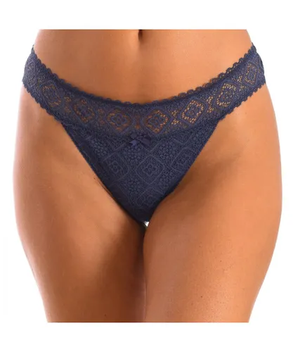 Selene Womens Brazilian lace panties BRS3114 woman - Blue