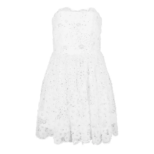 SELF PORTRAIT Sequinned Mini Dress - White