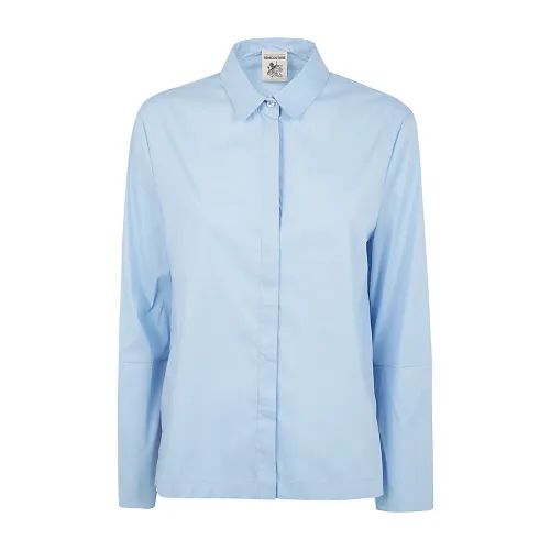 Semicouture , Cleonide Shirt ,Blue female, Sizes: