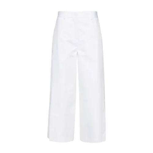 Semicouture , Semicouture Trousers White ,White female, Sizes: