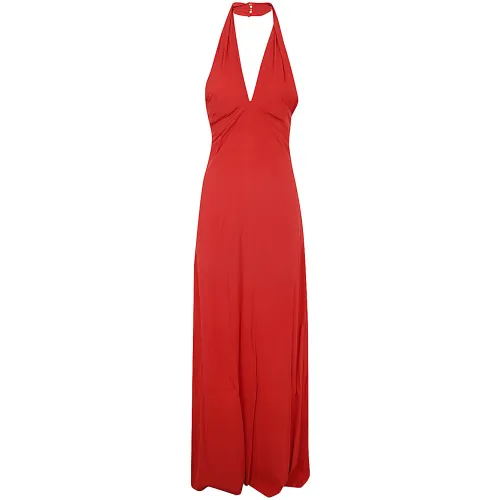 Semicouture , Smalto Bella Dress ,Red female, Sizes: