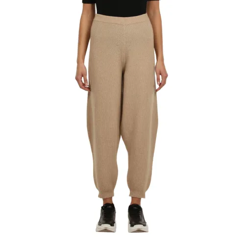 Semicouture , Trousers ,Beige female, Sizes: