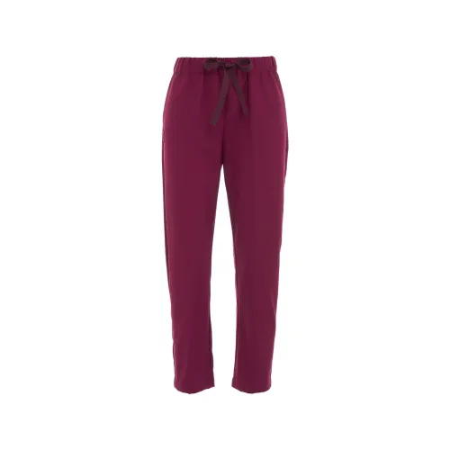 Semicouture , Trousers Y2Wi08 22 ,Red female, Sizes: