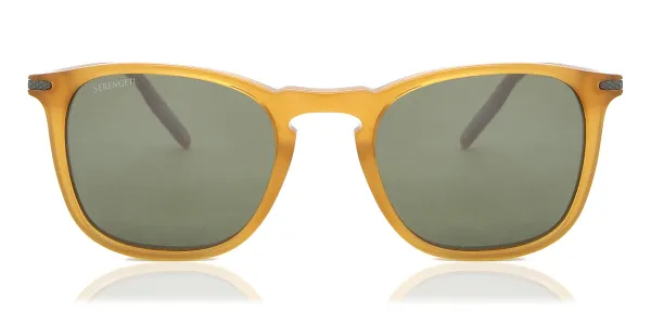 Serengeti Delio Polarized 8855 Men's Sunglasses Yellow Size 51