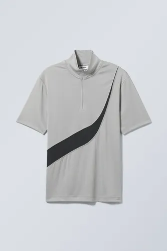 Sergei Halfzip Polo Shirt - Grey