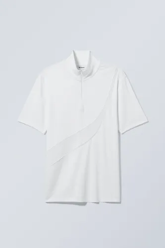 Sergei Halfzip Polo Shirt - White
