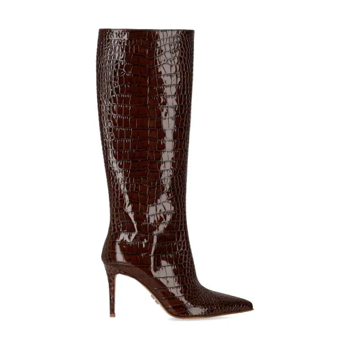 Sergio Levantesi , Denise Brown Reptile Effect High Boot ,Brown female, Sizes:
