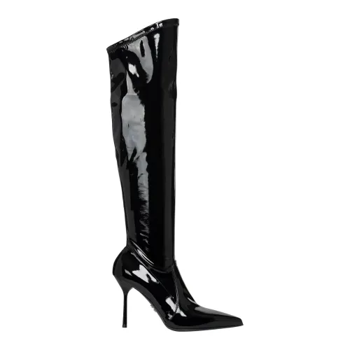 Sergio Levantesi , High Heel Boots, Solid Color ,Black female, Sizes: