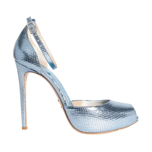 Sergio Levantesi , High Heel Sandals ,Blue female, Sizes: