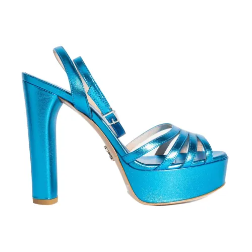 Sergio Levantesi , Very Heeled Shoes ,Blue female, Sizes: