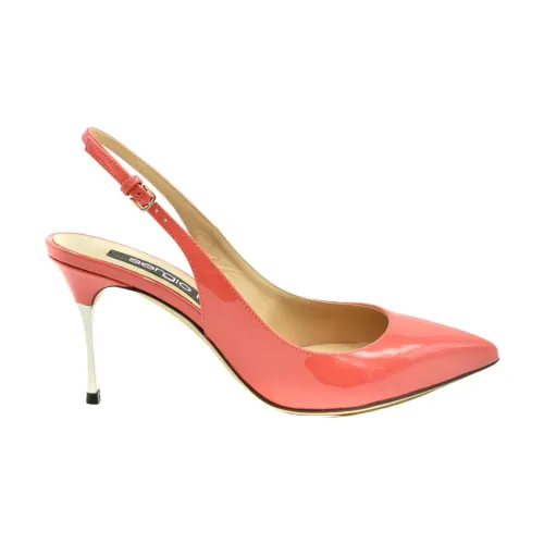 Sergio Rossi , Low Cut Pumps ,Red female, Sizes: