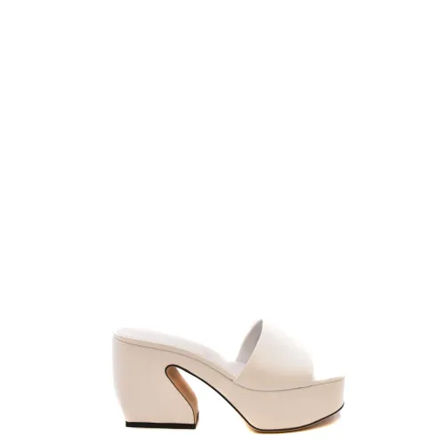 Sergio Rossi , Stylish Sandals ,White female, Sizes: