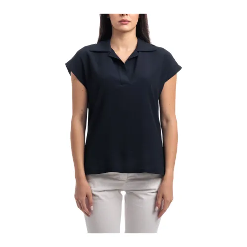Seventy , Jersey Polo Shirt ,Blue female, Sizes: