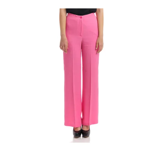 Seventy , Leather Trousers ,Pink female, Sizes: