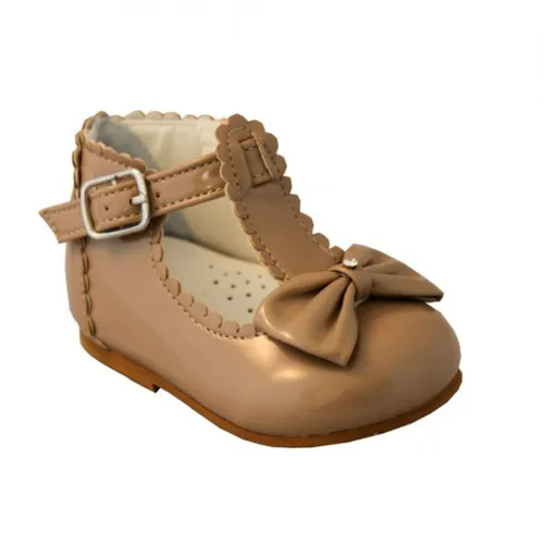 Sevva Baby Infant Girls Spanish Style Patent Walking Shoes