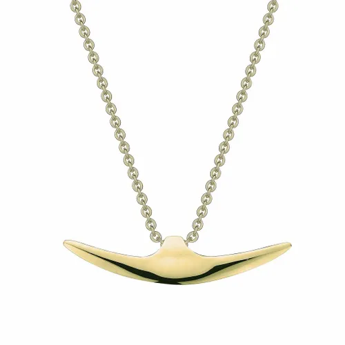 Shaun Leane Arc 18ct Yellow Gold Plated Sterling Silver Necklace D - Yellow Gold