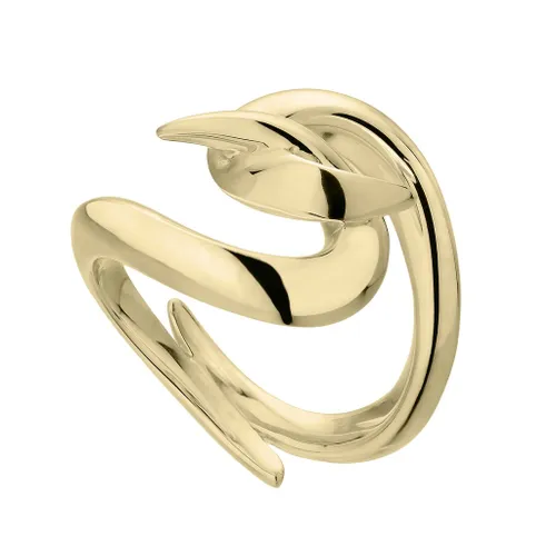 Shaun Leane Hook 18ct Yellow Gold Plated Sterling Silver Ring - J