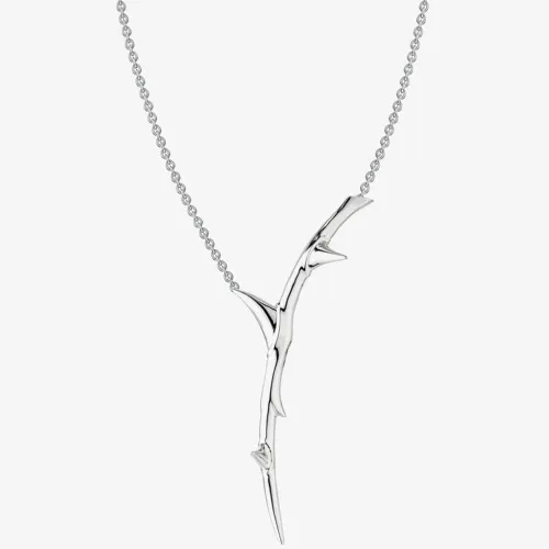 Shaun Leane Silver Rose Thorn Single Drop Necklace RT017.SSNANOS