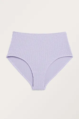 Shirred bikini briefs - Purple