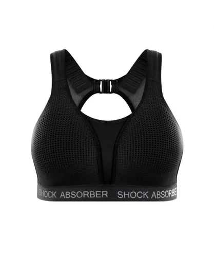 Shock Absorber Womens Ultimate Run Padded Sports Bra - Black