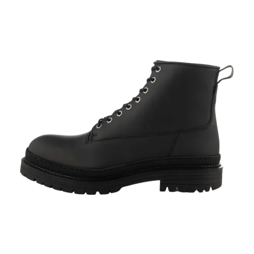 Shoe the Bear , Chunky Lace-Up Boot ,Black male, Sizes: