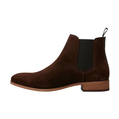Shoe the Bear , Classic Suede Chelsea Boot ,Brown male, Sizes: