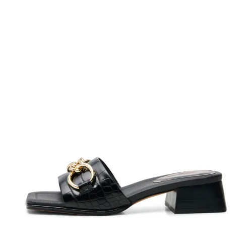 Shoe the Bear , Colette Leather Mule - Black ,Black female, Sizes: