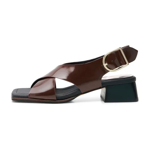 Shoe the Bear , Colette Slingback Sandals ,Brown female, Sizes: