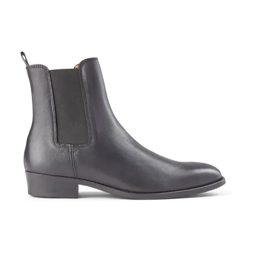 Shoe the Bear , Eli Chelsea Leather Boots ,Black male, Sizes: