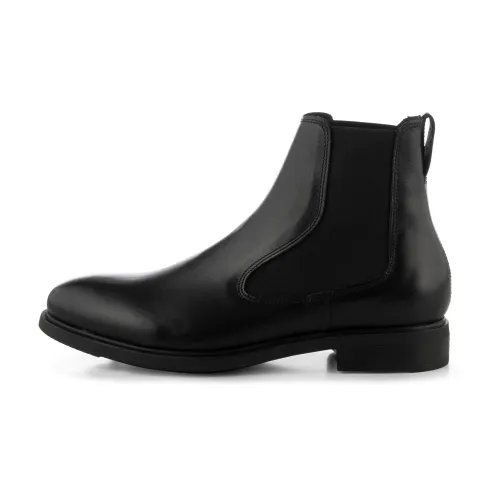 Shoe the Bear , Linea Chelsea Leather Boot - Black ,Black male, Sizes: