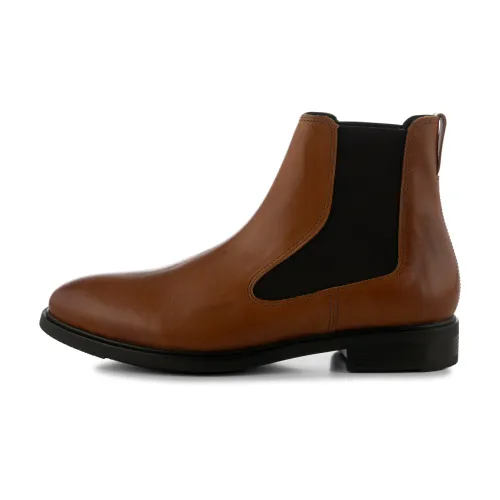 Shoe the Bear , Linea Chelsea Leather Boot - TAN ,Brown male, Sizes: