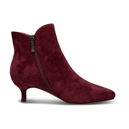 Shoe the Bear , Saga Suede Boot - Bordeaux ,Red female, Sizes: