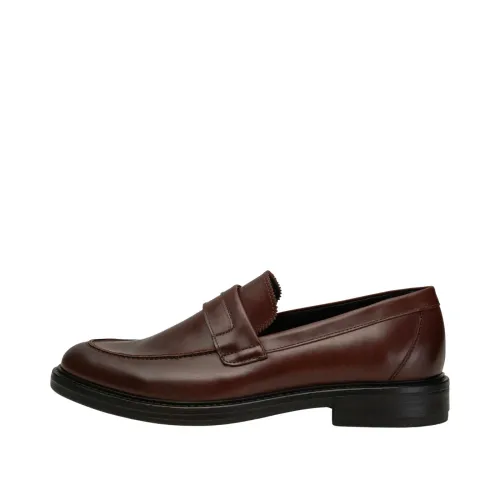 Shoe the Bear , Stanley Leather Loafer - Chestnut ,Brown male, Sizes:
