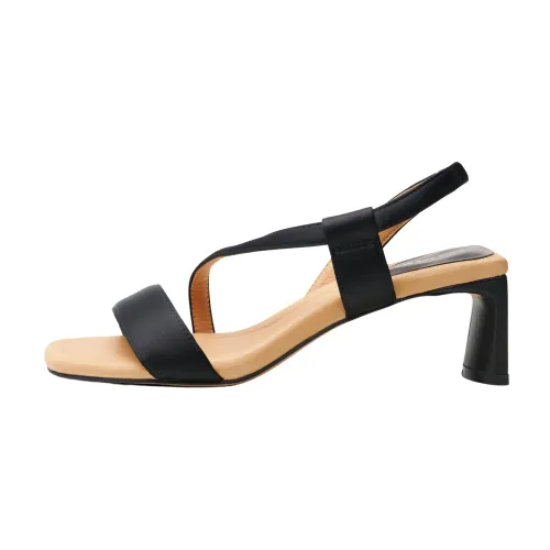 Shoe the Bear , Sylvi Slingback High Heel Sandals ,Black female, Sizes: