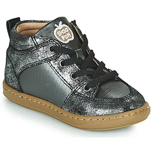 Shoo Pom  BOUBA GANG  girls's Children's Shoes (High-top Trainers) in Silver