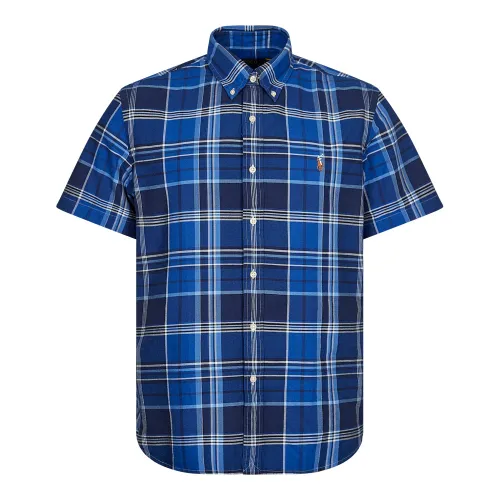 Short Sleeve Check Shirt - Blue Multi