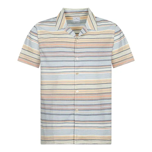 Short Sleeve Stripe Shirt - Multi
