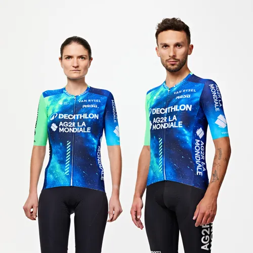 Short-sleeved Road Cycling Jersey Decathlon–ag2r La Mondiale Team Replica