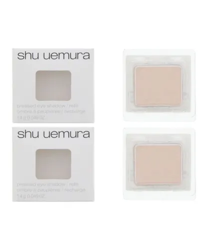 Shu Uemura Womens Pressed Eye Shadow Refill 1.4g - 816 M Soft Beige x 2 - One Size