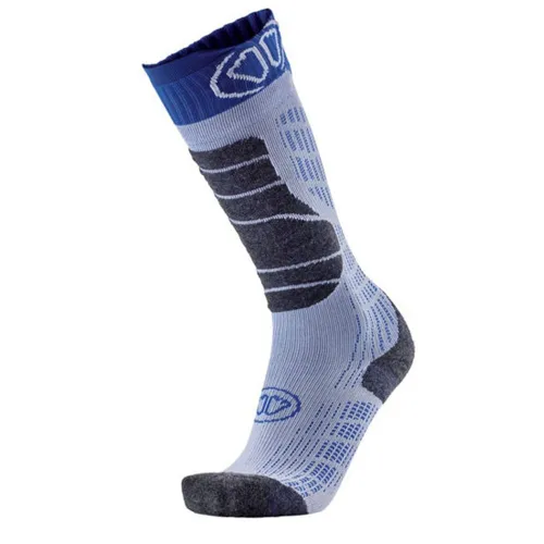 Sidas Ski Comfort Plus Sock: White Blue: 45-47