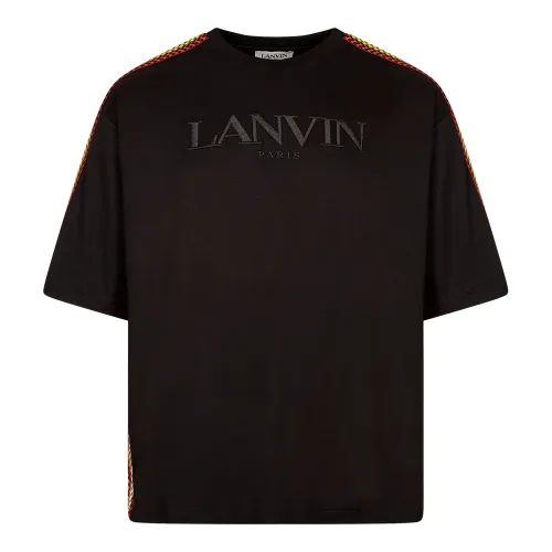 Side Curb Oversized T-Shirt - Black